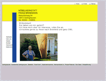Tablet Screenshot of moebelwerkstatt-brinkmann.de